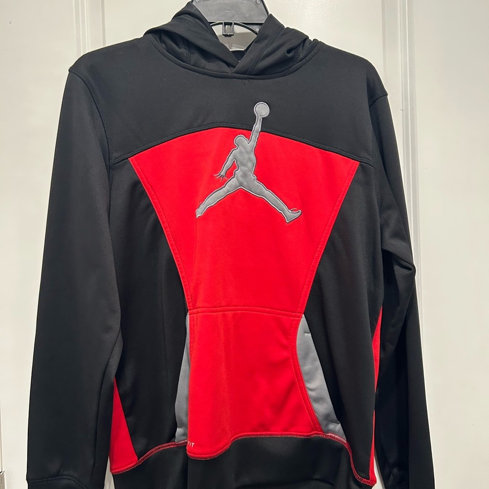 Jordan Black and Red Hoodie